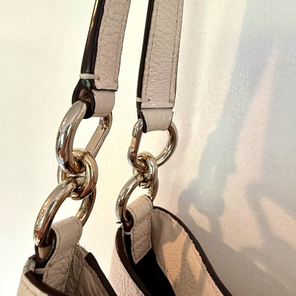 Coach Lexy Shoulder Bag – Chalk Pebble Leather Off White - Picture 6 of 15